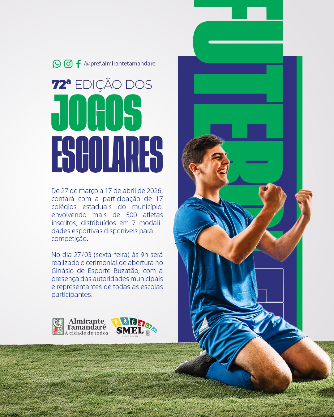 Post no instagram da Prefeitura de Almirante Tamandaré