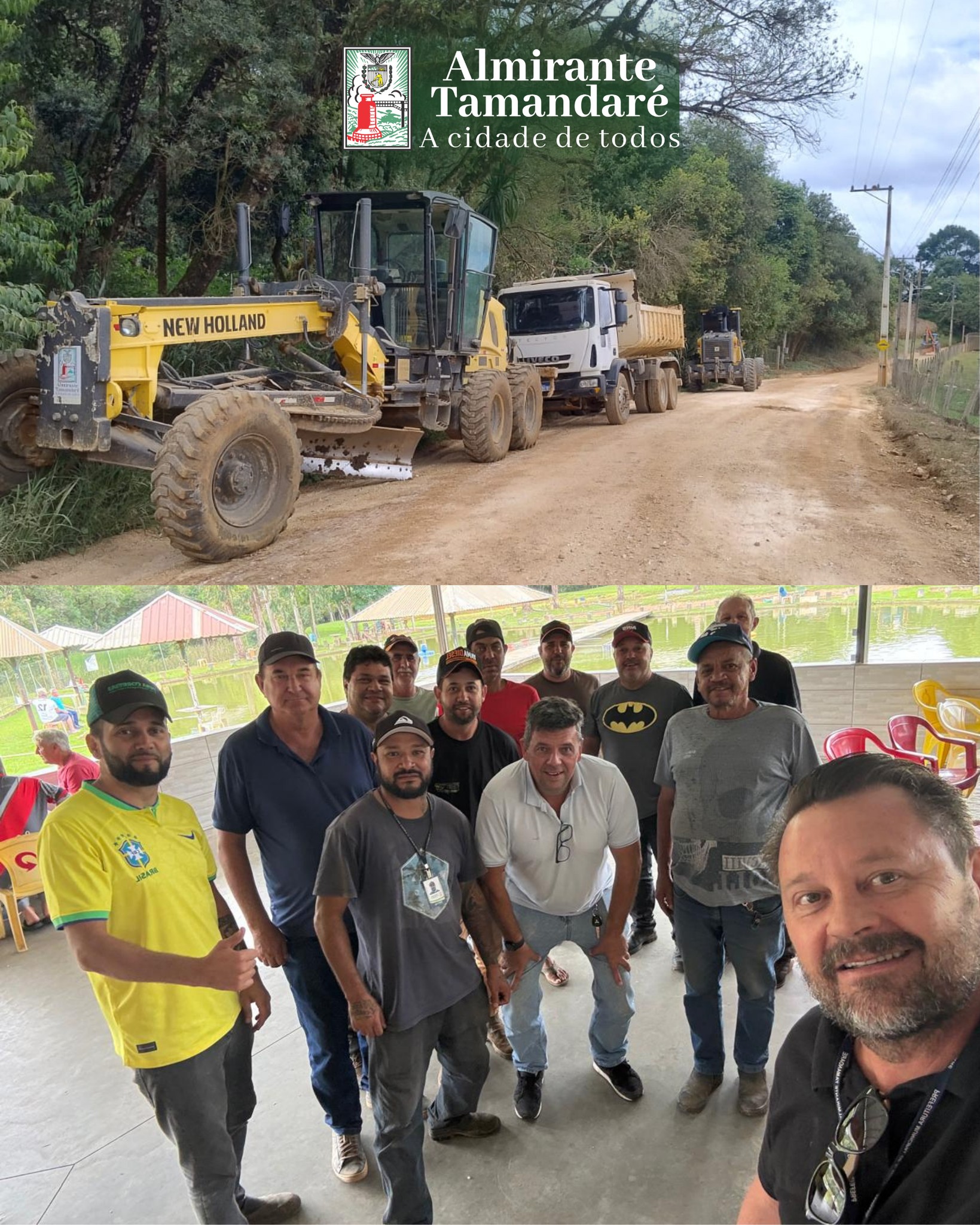 Post no instagram da Prefeitura de Almirante Tamandaré