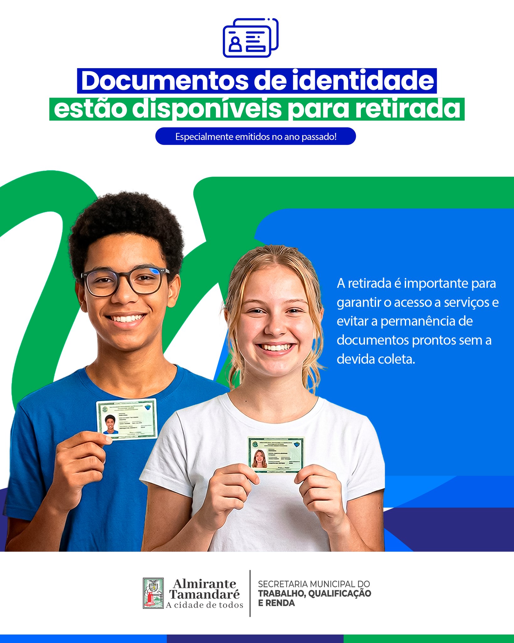 Post no instagram da Prefeitura de Almirante Tamandaré