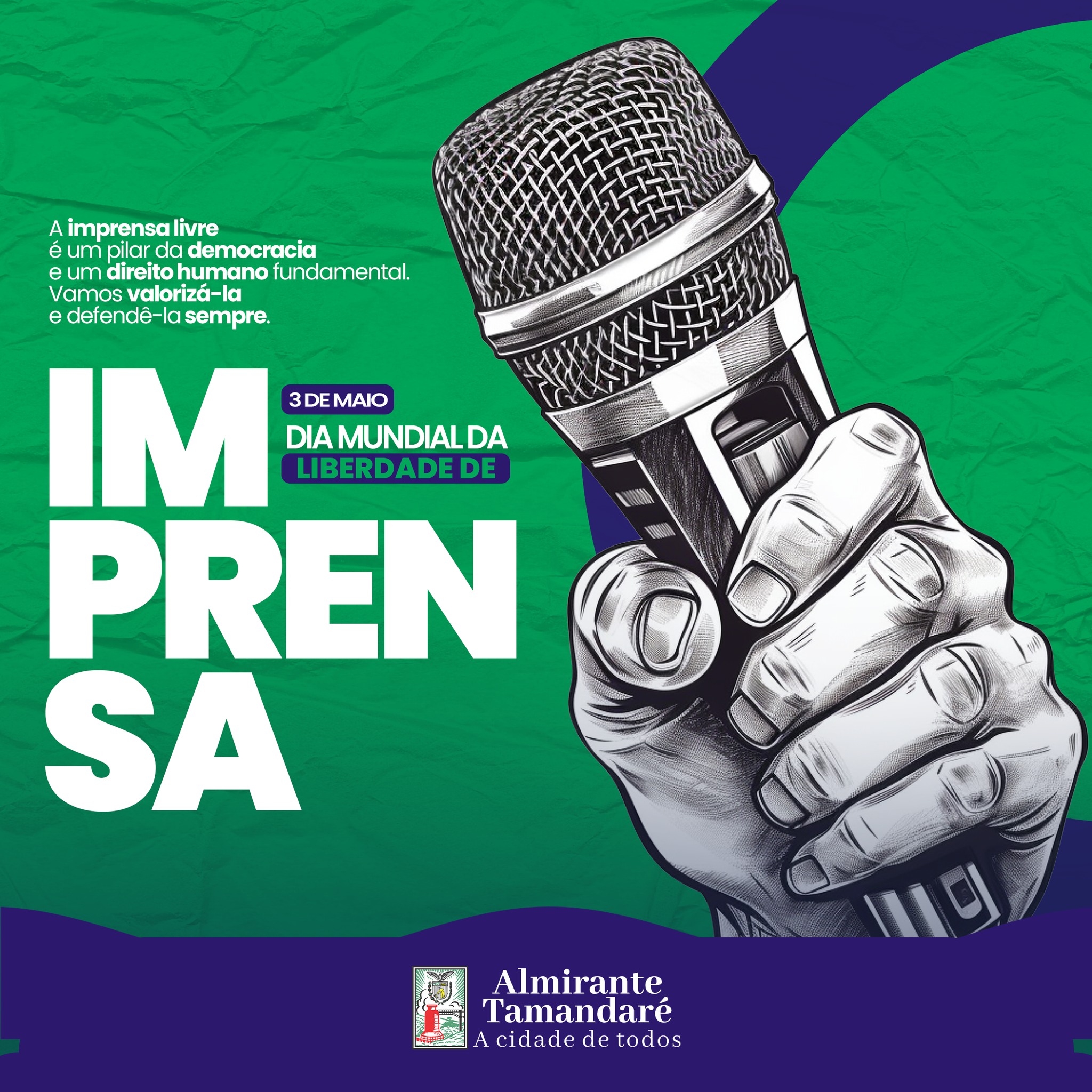 Post no instagram da Prefeitura de Almirante Tamandaré