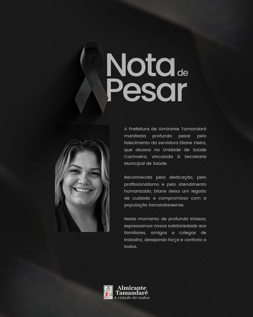 Post no instagram da Prefeitura de Almirante Tamandaré