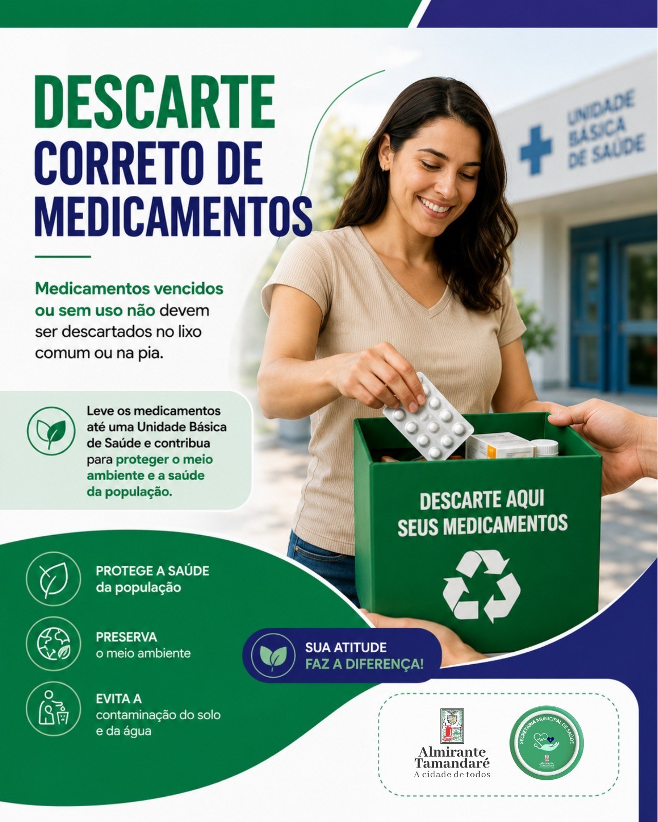 Post no instagram da Prefeitura de Almirante Tamandaré