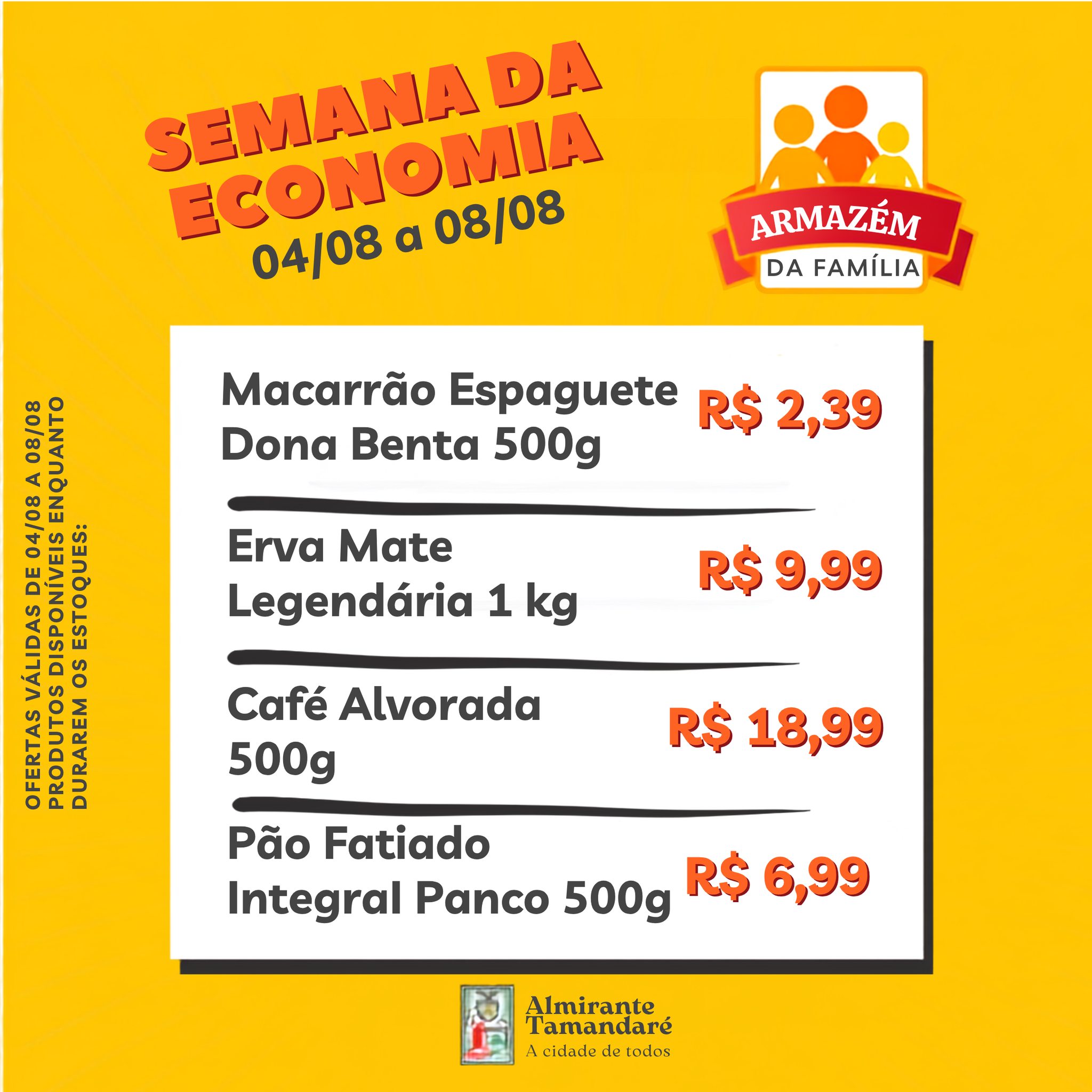 Post no instagram da Prefeitura de Almirante Tamandaré