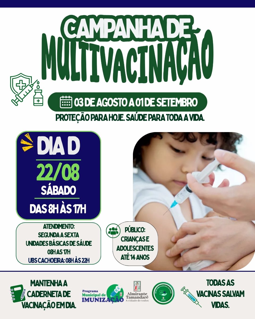 Post no instagram da Prefeitura de Almirante Tamandaré